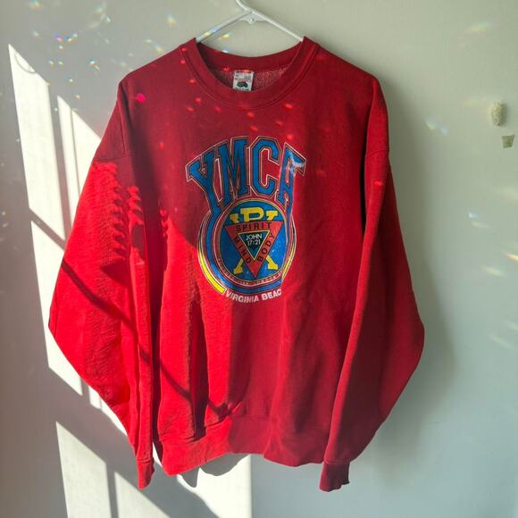 90’s YMCA Virginia Beach Graphic Pull Over Sweatshirt - Picture 5 of 7